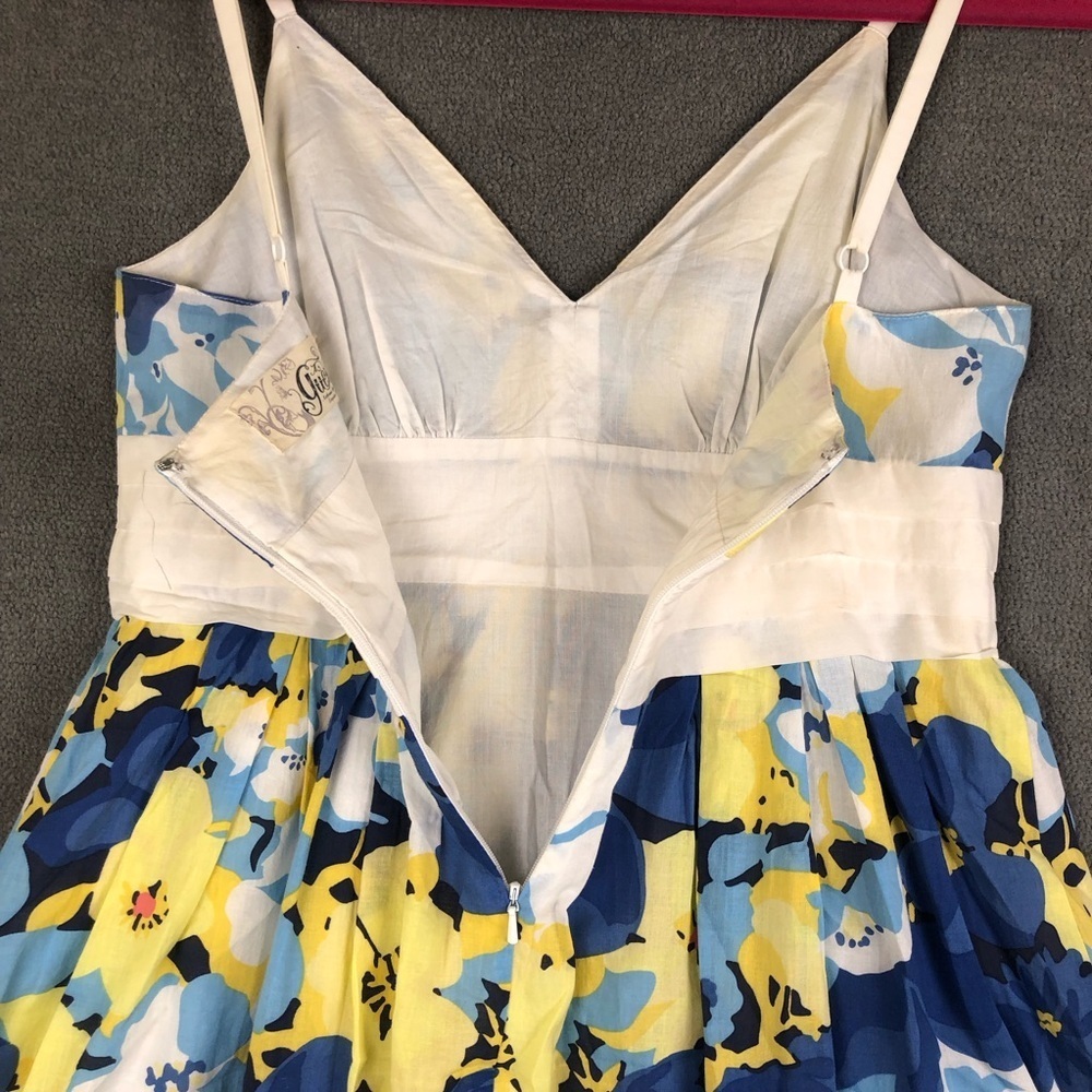 Guess floral retro sleeveless A-line dress size 5 - Picture 5 of 12